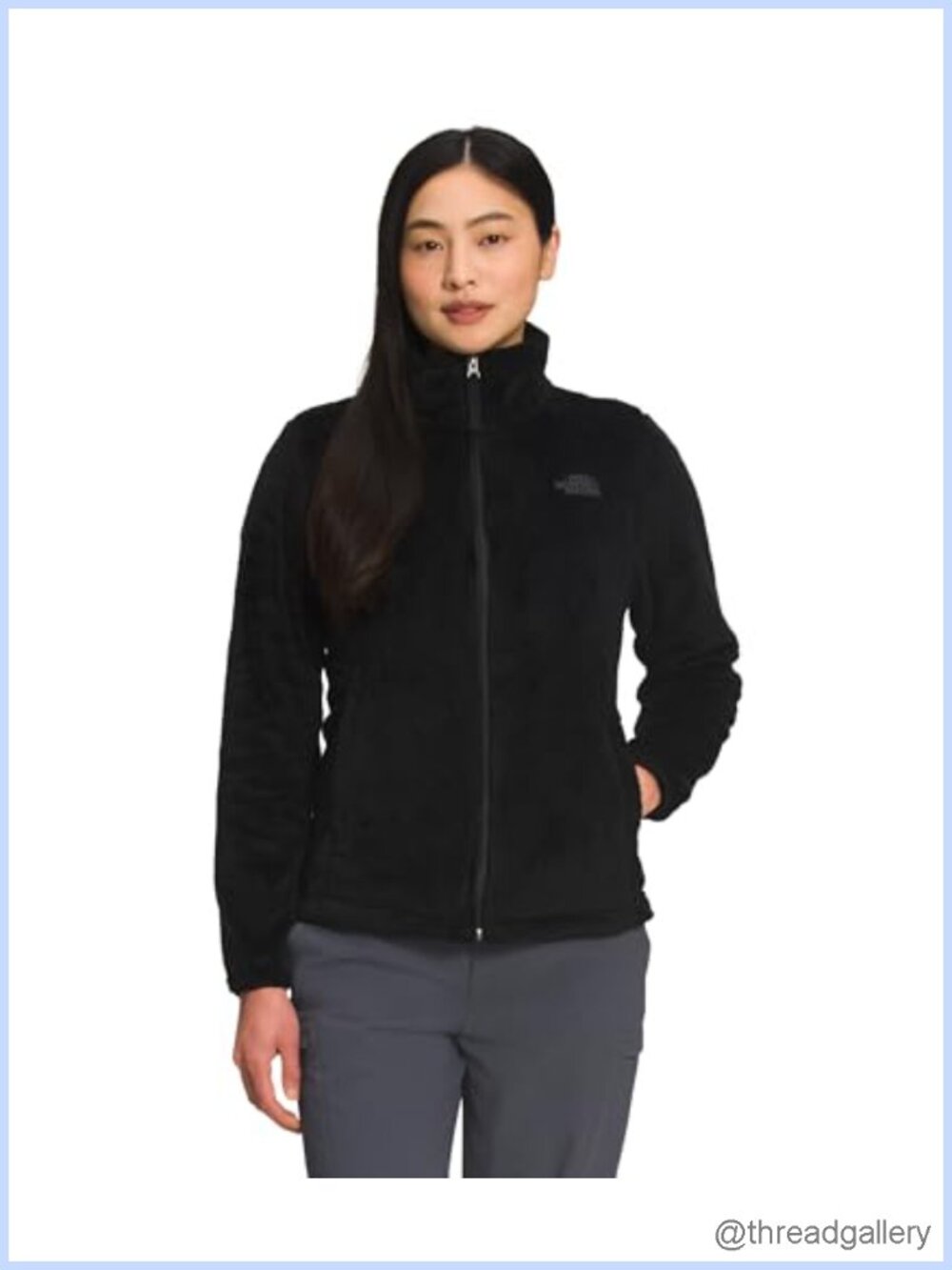 Plus Osito Fleece Jacket Recycled Polyester Full Zip Women's